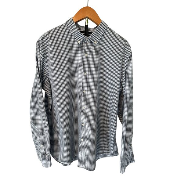 Men’s‎ dress shirt Claiborne XXL 100% Cotton checkerd - Picture 2 of 11